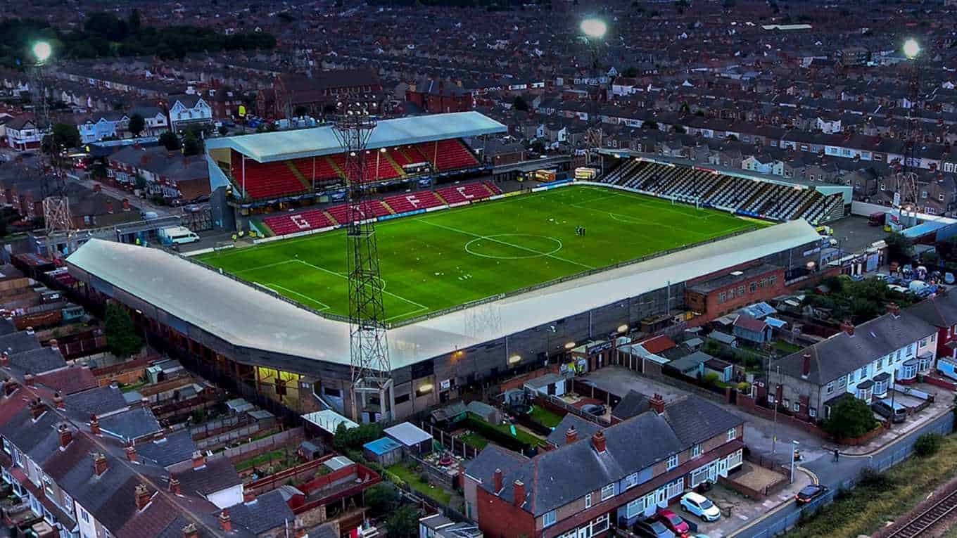 Blundell Park Drone Image in the day