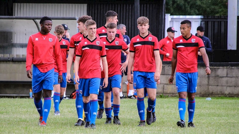 GTFC youth team in action