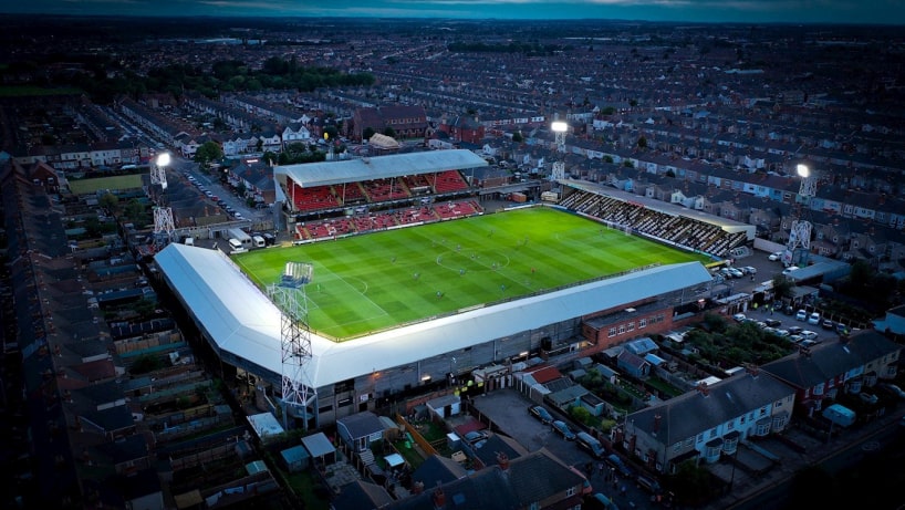 Blundell Park Drone Image in the day