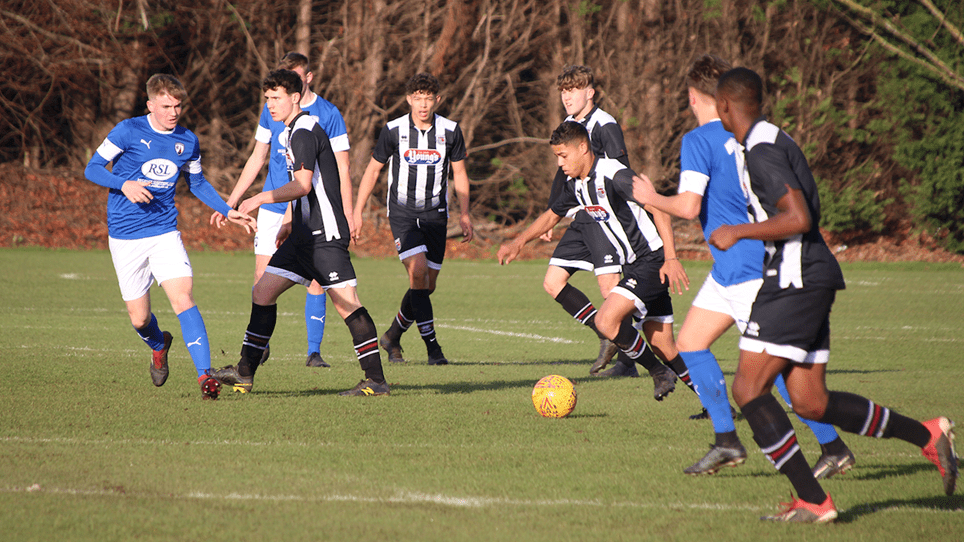 GTFC youth team in action