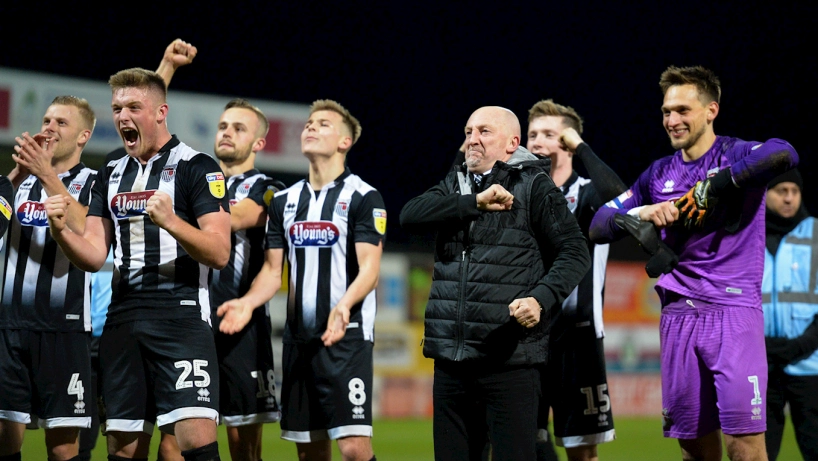 GTFC Players celebrating a win