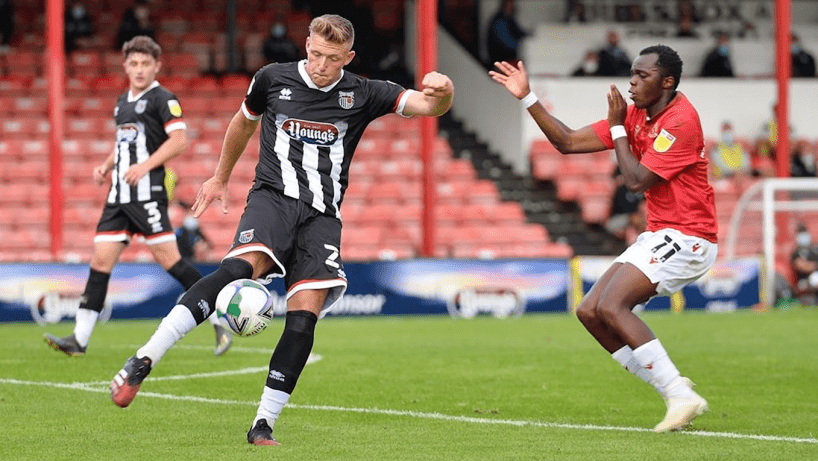 GTFC players in action