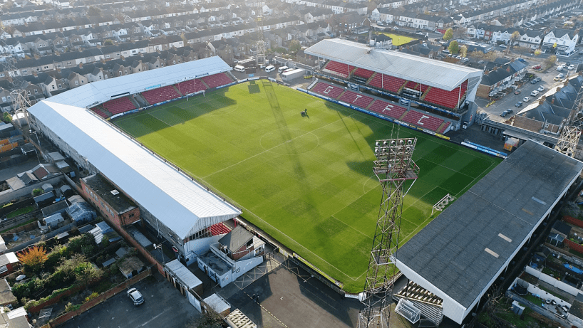 Blundell Park Drone Image in the day