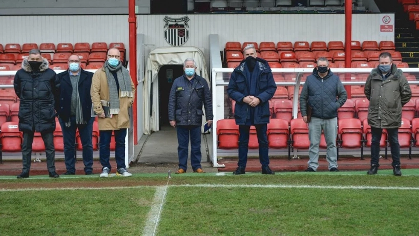 GTFC Chairmen at blundell park