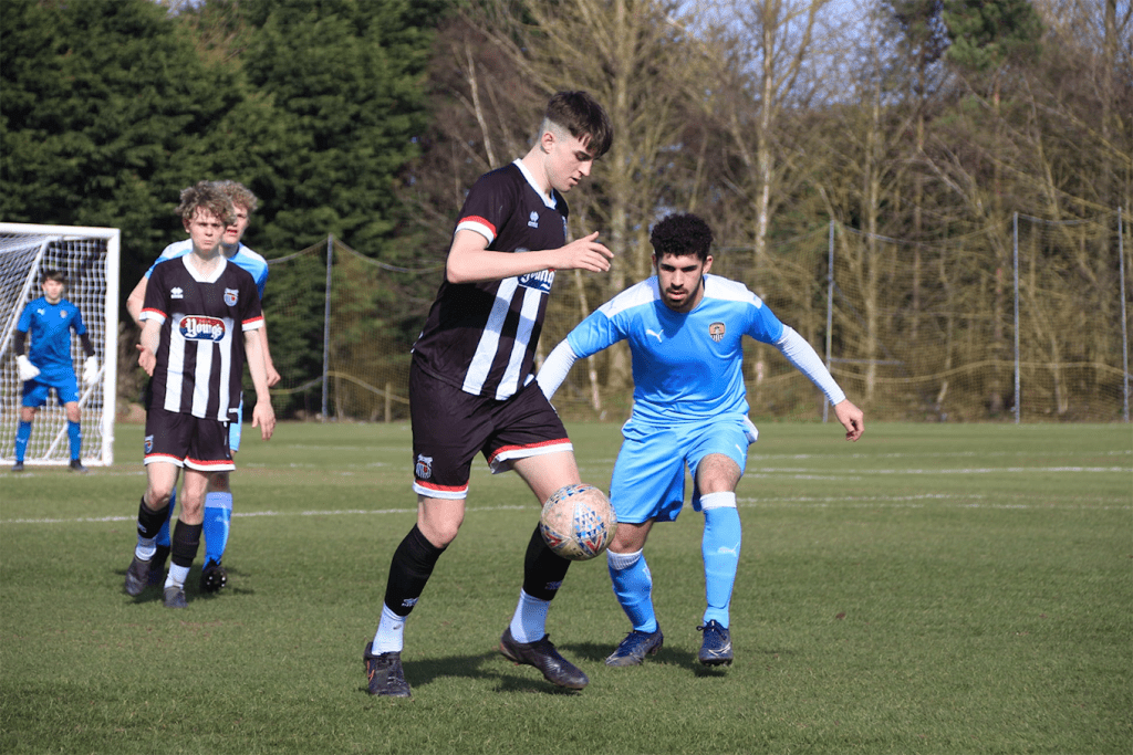 GTFC youth team in action