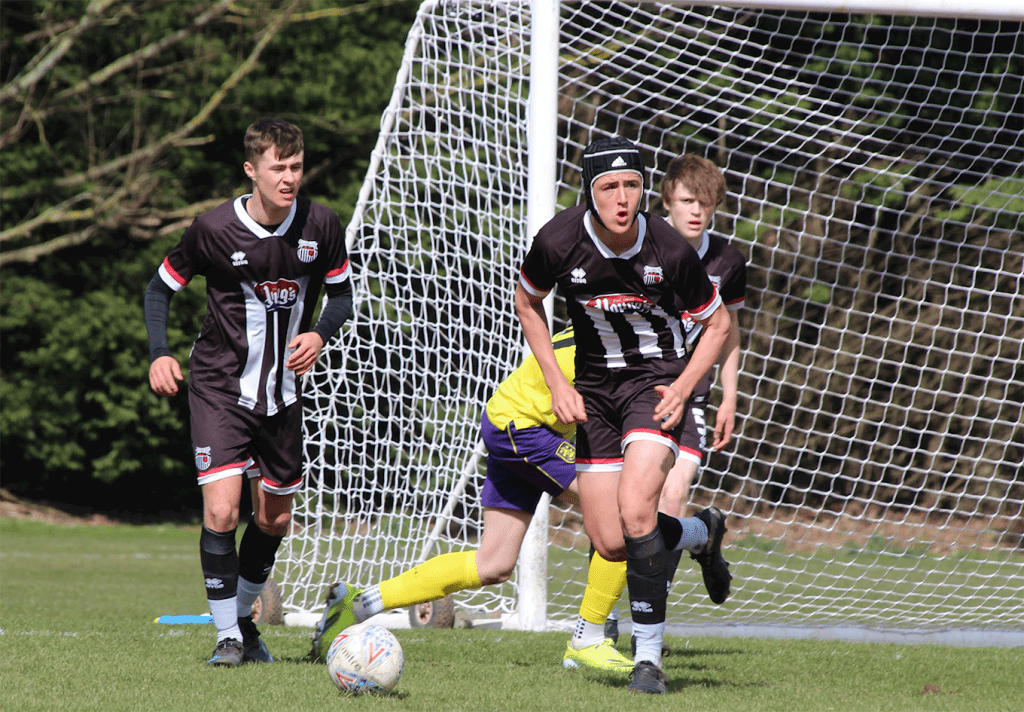 GTFC youth team in action
