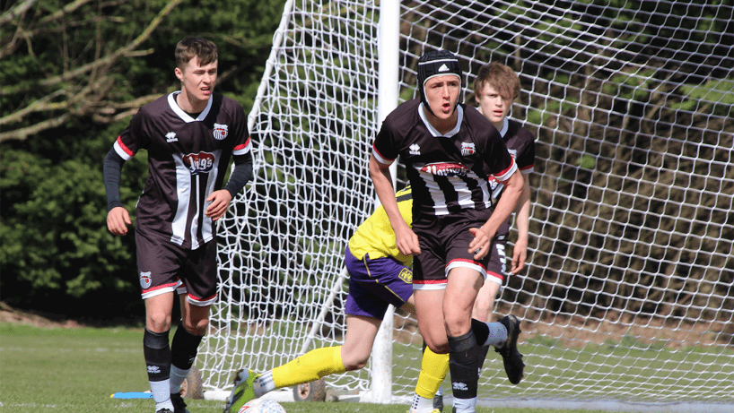 GTFC youth team in action