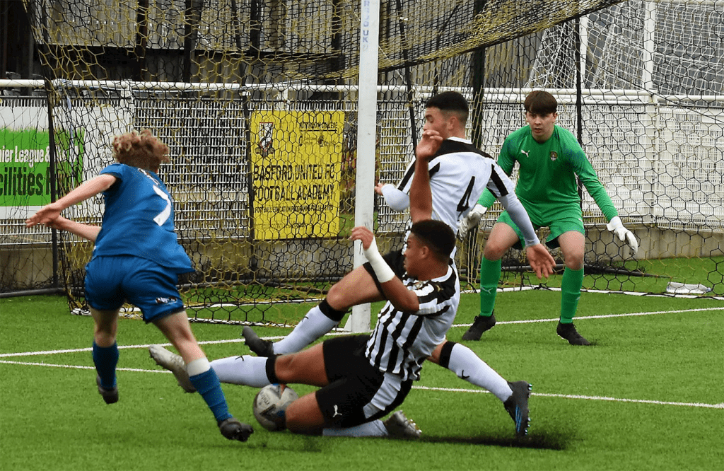 GTFC youth team in action