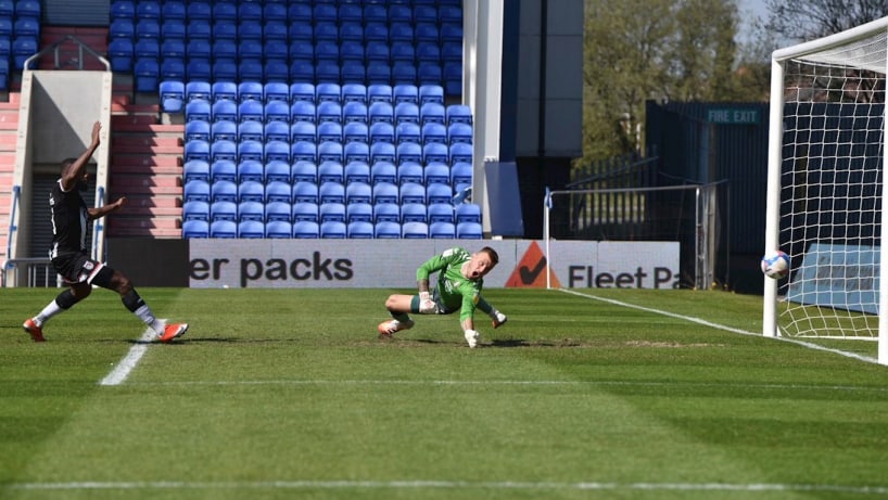 Grimsby Town against Oldham Athletic fc