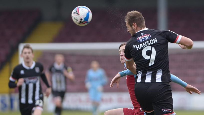 Hanson in action for GTFC