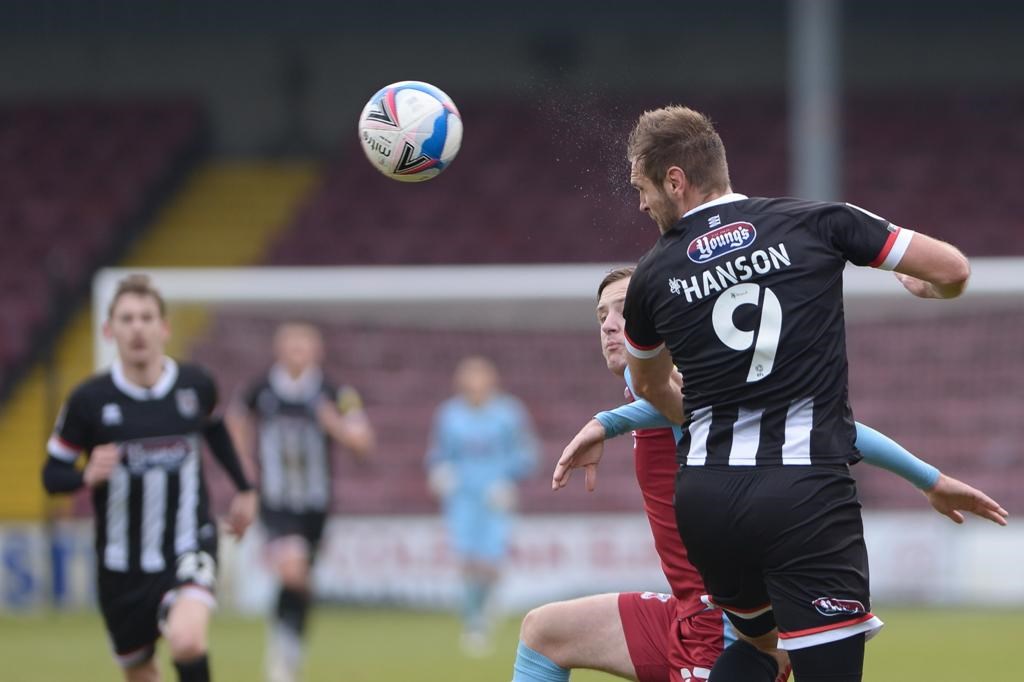 Hanson in action for GTFC