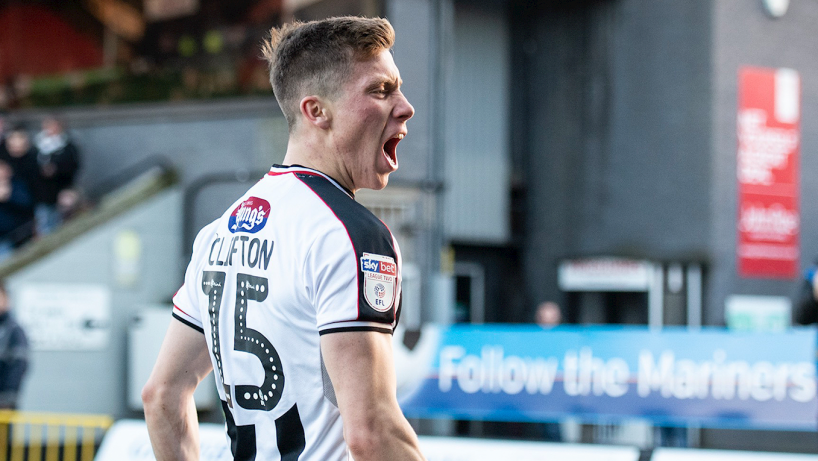 Harry clifton celebrating