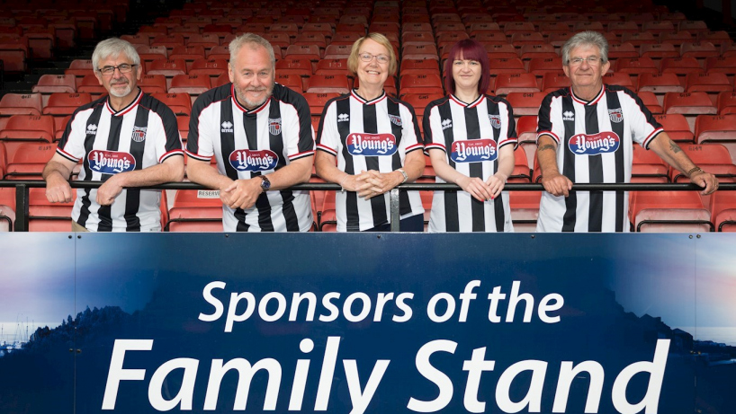 GTFC fans with new kit