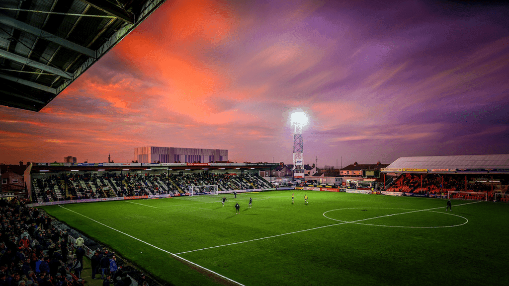 blundell park in the sun set
