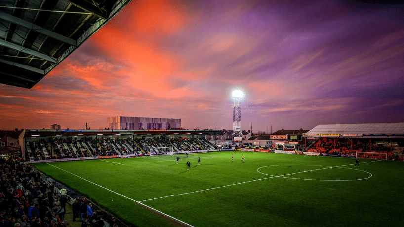 blundell park in the sun set