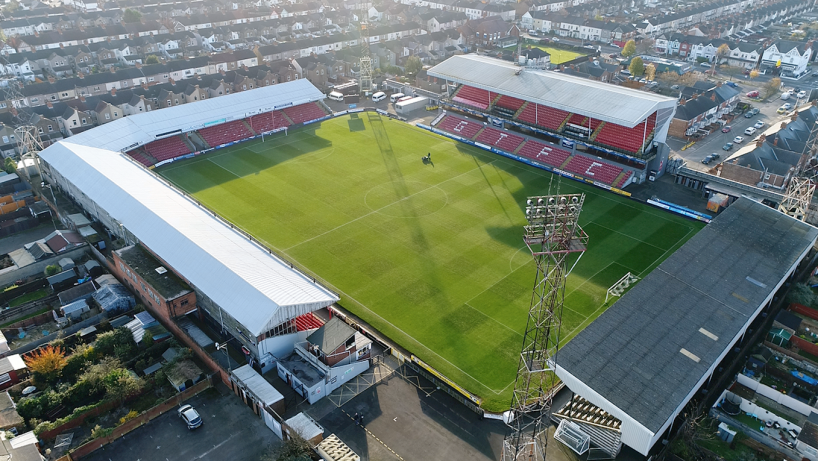 Blundell Park Drone Image in the day