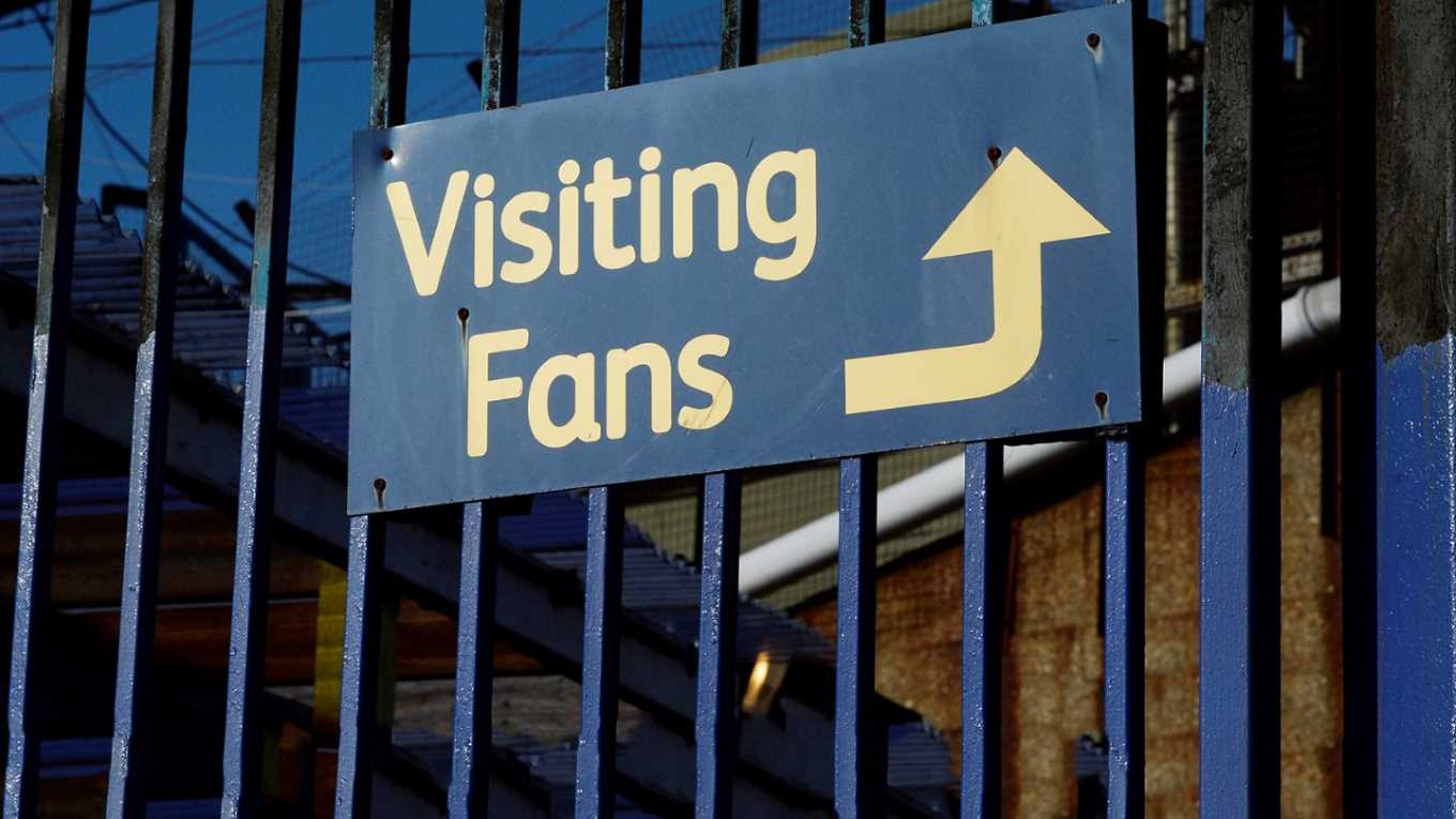 Yeovil town visiting fans sign
