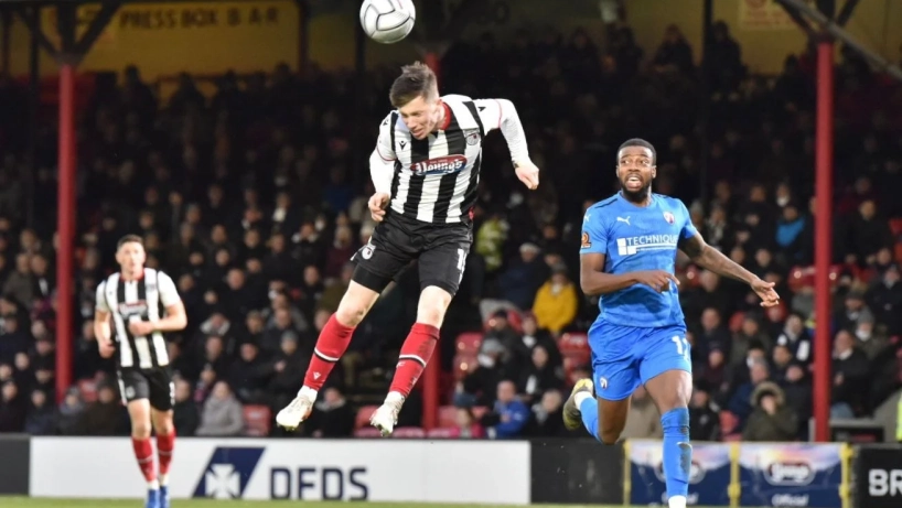 Harry Clifton in action against Chesterfield