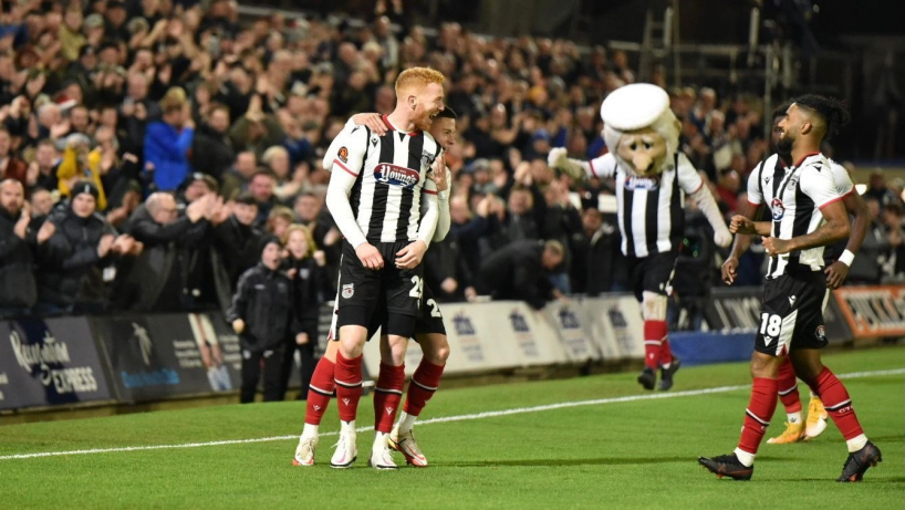 GTFC celebrating a goal