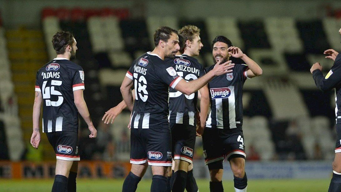 GTFC players in action