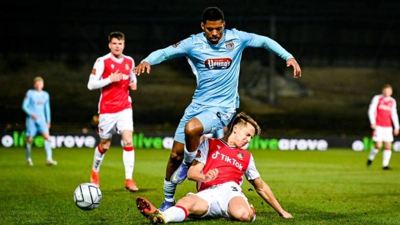 Tristan Abrahams against Wrexham