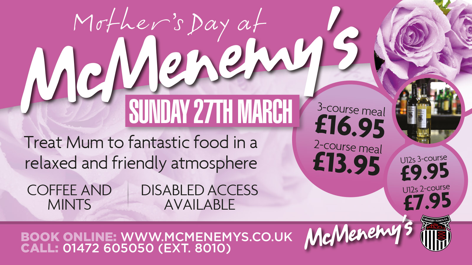 McMenemy's Mother's Day Advert