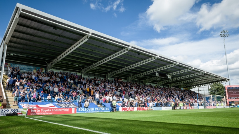 Mariners Supporters at Chesterfield