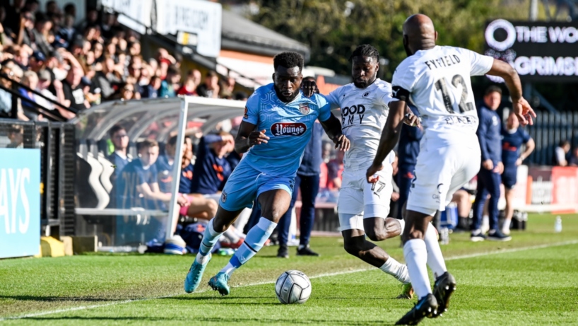 Michee Efete Tussles At Boreham Wood