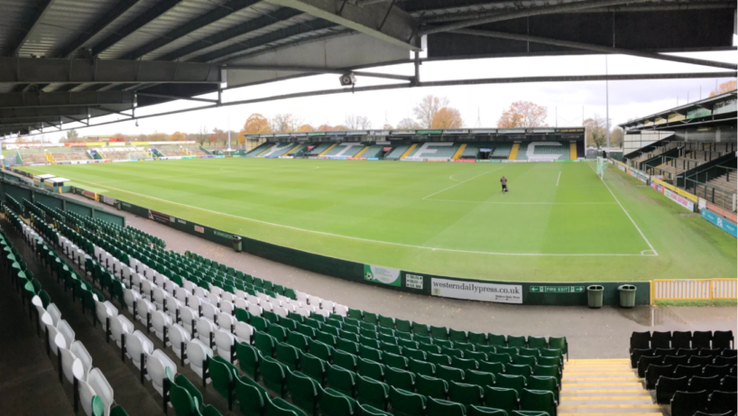 Yeovil Town's Huish Park Stadium