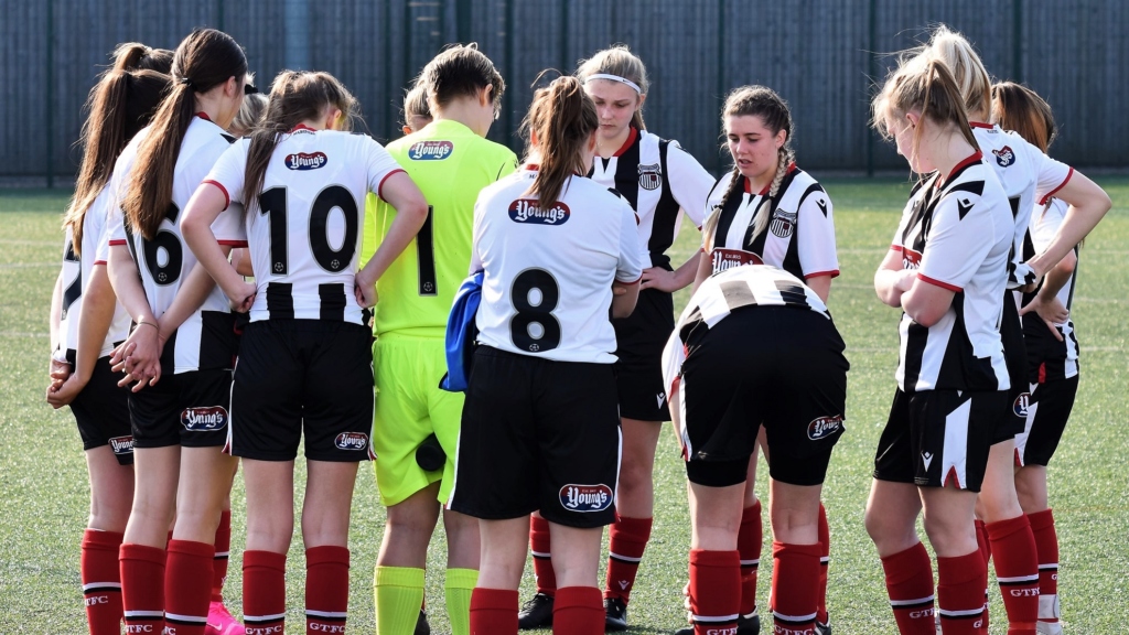 Womens Team During A Team Talk