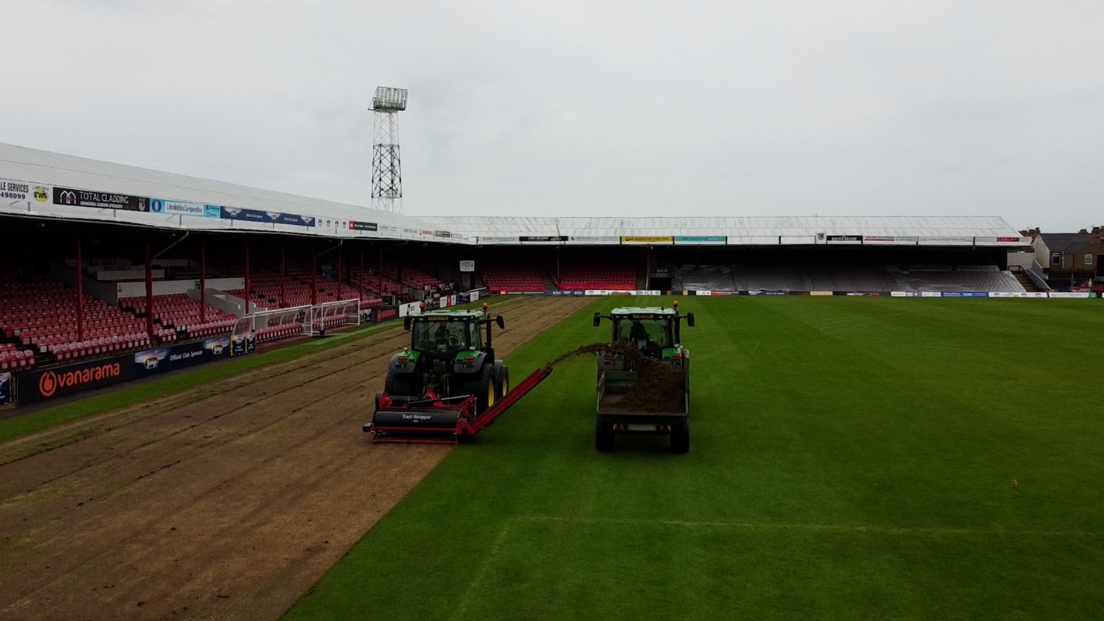 Blundell park getting worked on