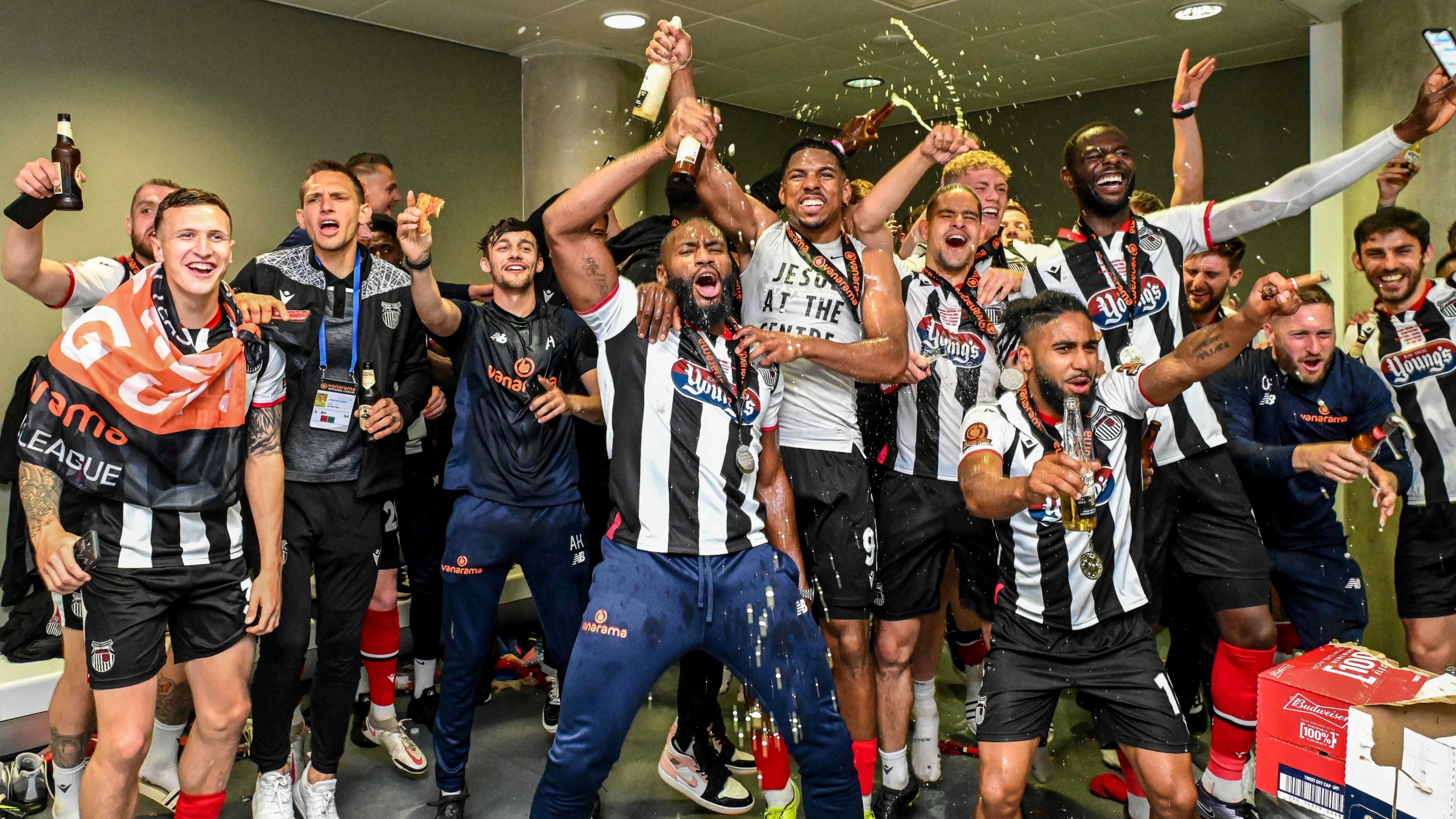 Grimsby Town FC promotion celebrations