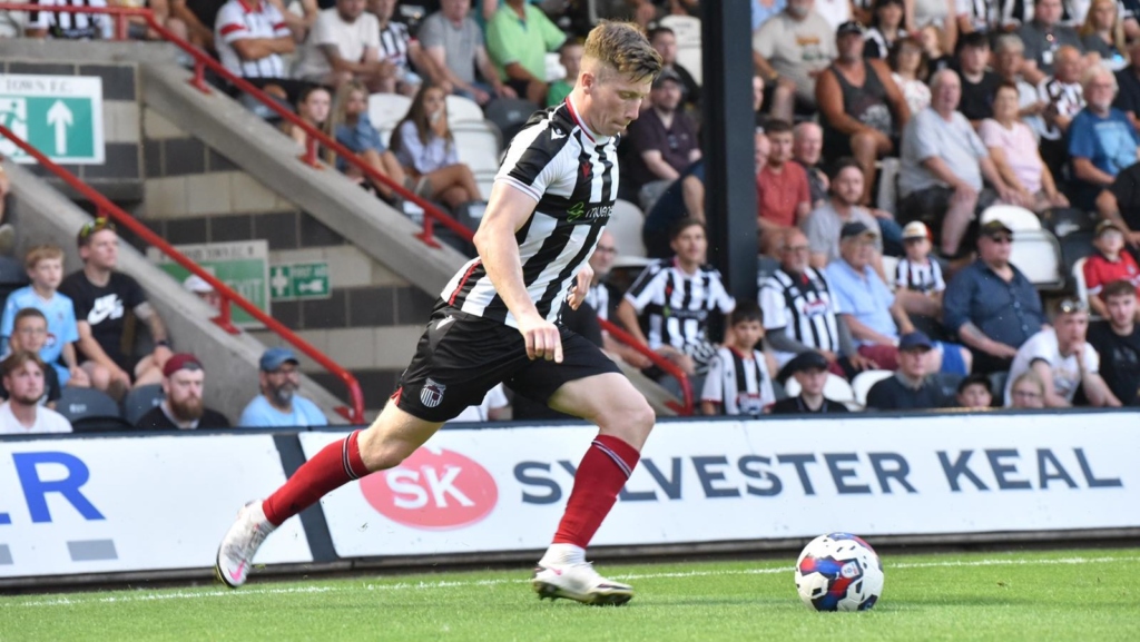Harry Clifton against Lincoln City during Pre Season