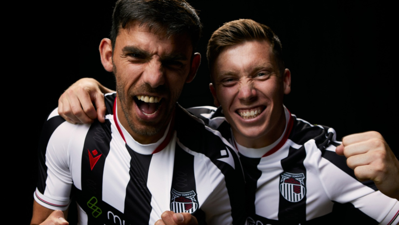 Shaun Pearson and Harry clifton in the new Home Kit