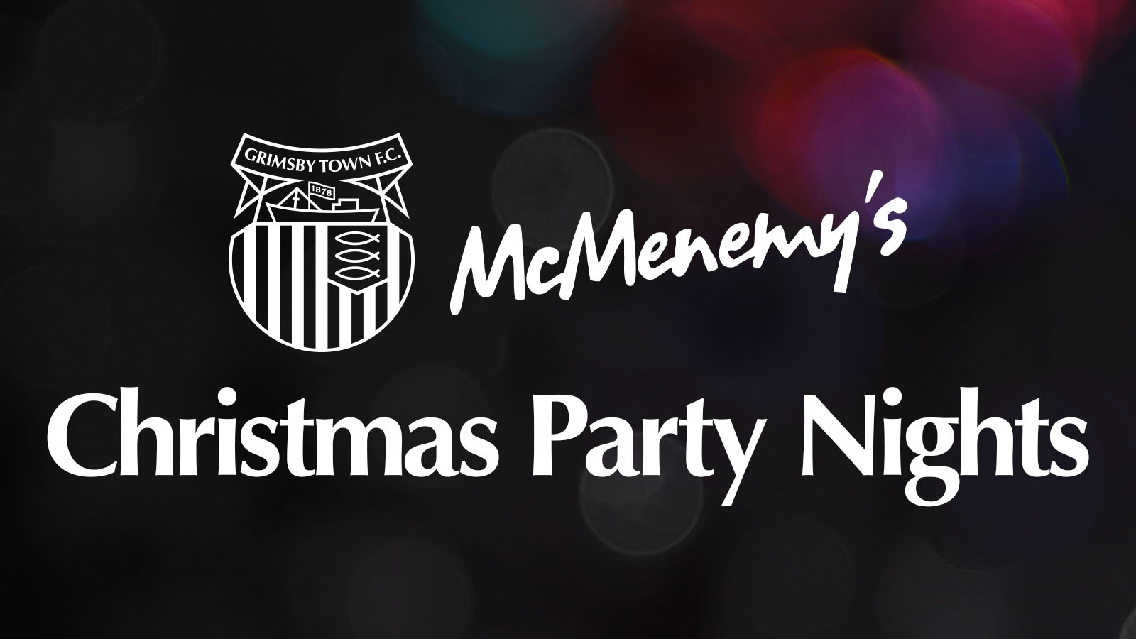 McMenemy's Christmas Party Night Header